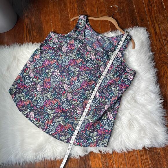 Dark Floral Tank Top Plus Size XXL - Picture 6 of 6